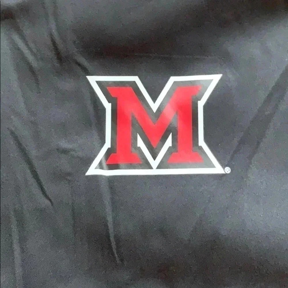 Adidas Men’s Jacket Miami Ohio University Black Size XL NWT - Picture 5 of 14